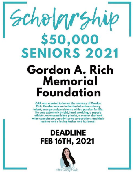 Gordon A Rich - Scholarship